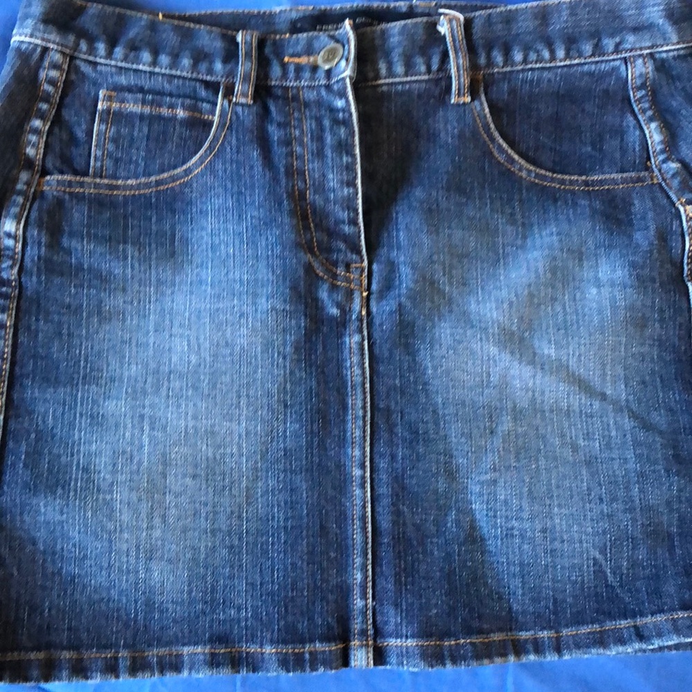 French connection Jean skirt